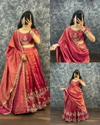 Kanmani - Free Size (M to 2XL), Rust Orange
