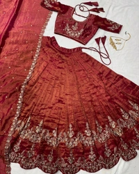 Kanmani - Free Size (M to 2XL), Rust Orange