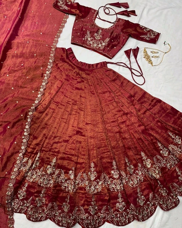 Kanmani - Free Size (M to 2XL), Rust Orange