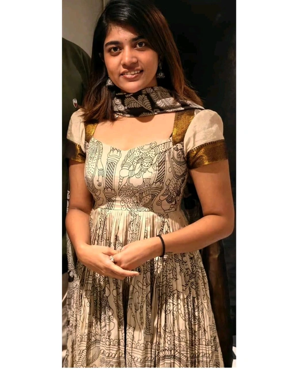 Ritu Choudhary–Inspired Kalamkari Anarkali Set - L