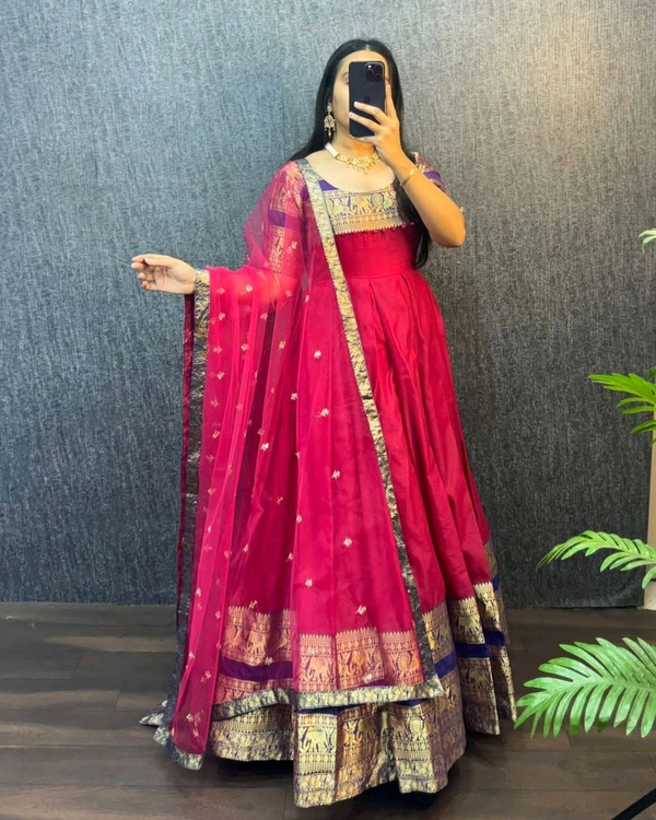 BHAVANI Bhavani - XL, Rani Pink