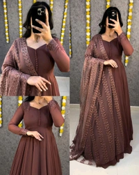 Monica - 3XL, Choco Brown