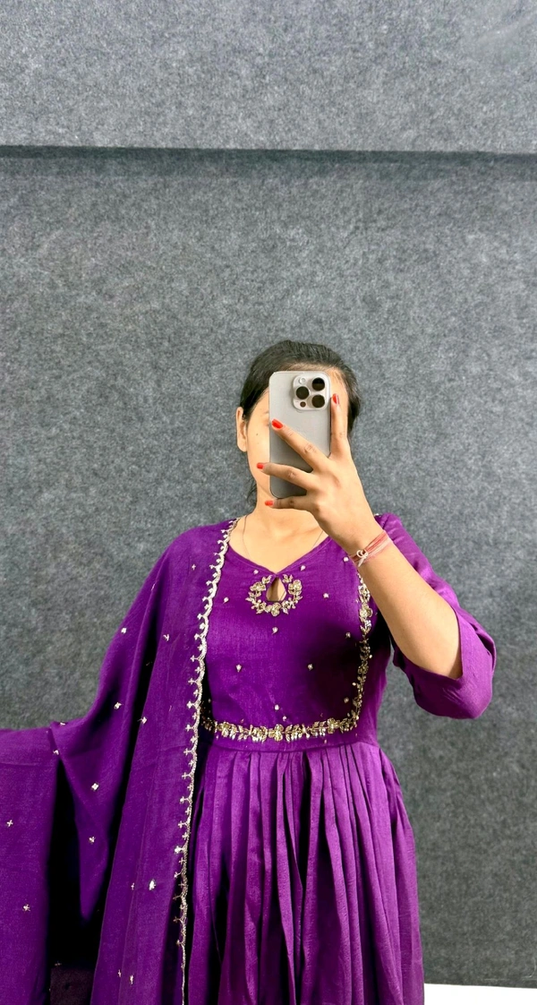 Lekha - 2XL, Violet