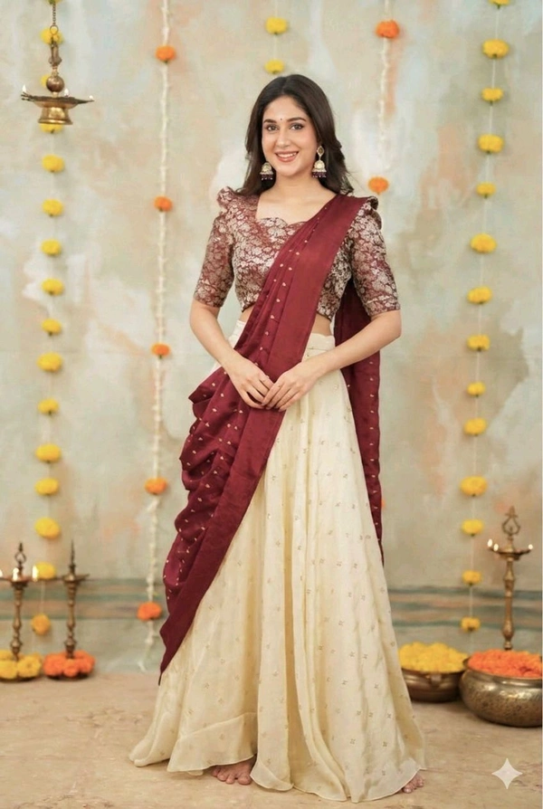 MANASA Royal Designer Lehenga Set - XL