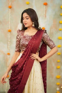 MANASA Royal Designer Lehenga Set - XL