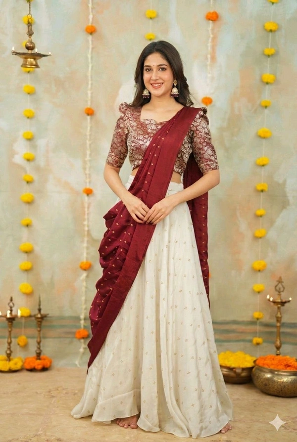 MANASA Royal Designer Lehenga Set - XL