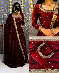 Zara - XL, Reddish Maroon