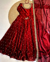Zara - 2XL, Reddish Maroon