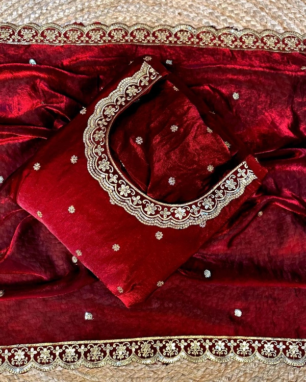 Zara - 4XL, Reddish Maroon