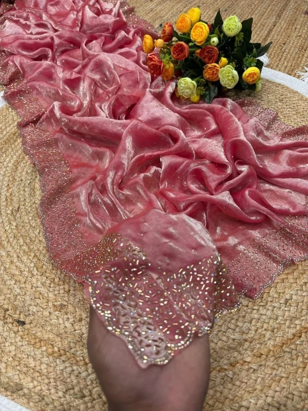 Space Silk - Jarkhan work - Cranberry