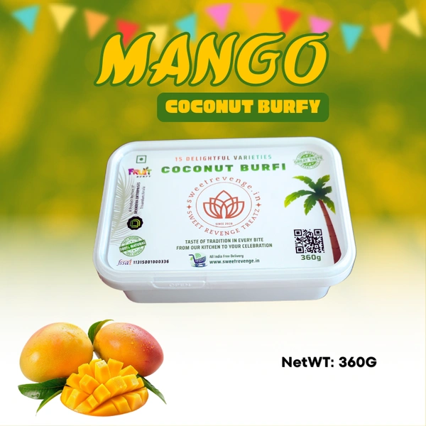 Mango Coconut Burfy 🥭🥭🥭