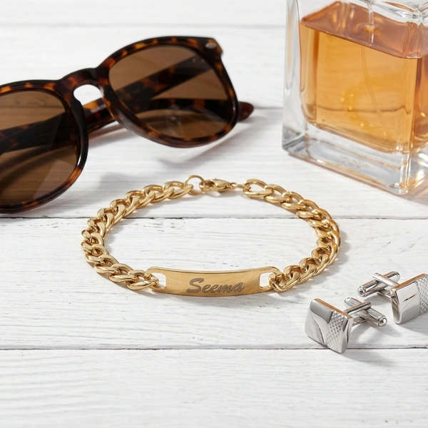 Personalized Anti-Tarnish Stainless steel Bracelet with Name