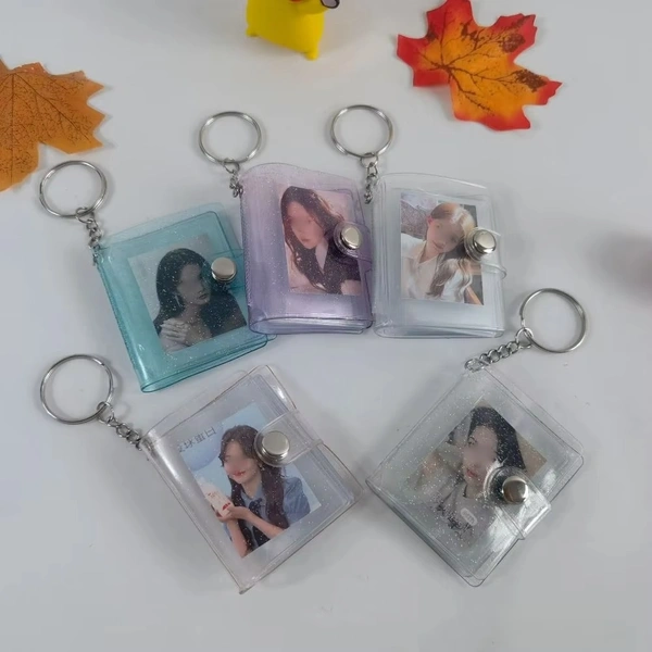 Personalised mini album keychain