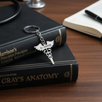 Personalised name metal Doctor keychain_M1