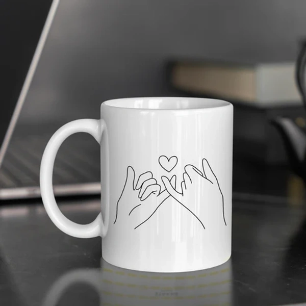Stylish Coffee Mug with Printed Design Be My Valentine