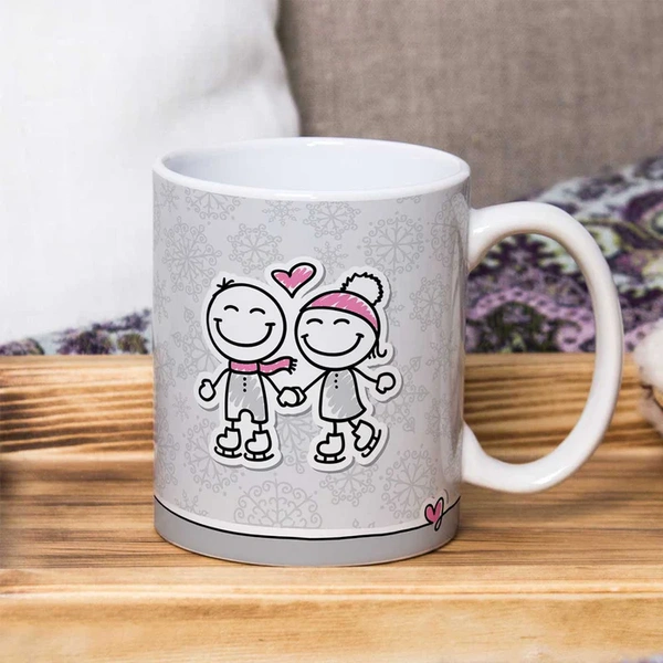 Cosy Ceramic Couple Coffee Mug