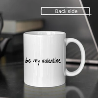Stylish Coffee Mug with Printed Design Be My Valentine