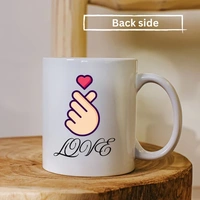 Stylish Coffee Mug with Printed Design Love