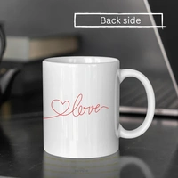 Stylish Coffee Mug with Printed Design Love