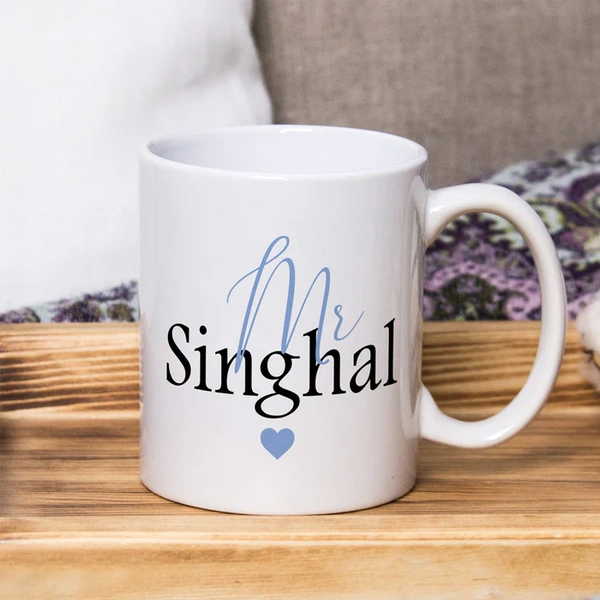 Personalised Couple Name Mug Set