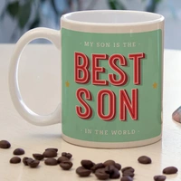 Best Son in the World Ceramic Coffee Mug