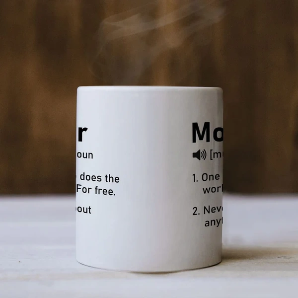 Mother – Noun Printed Ceramic Coffee Mug