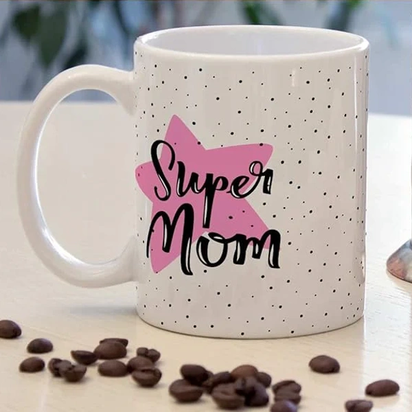 Super Mom Ceramic Coffee Mug