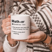 Mother – Noun Printed Ceramic Coffee Mug