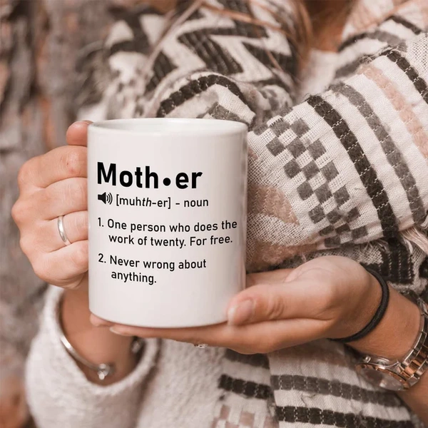 Mother – Noun Printed Ceramic Coffee Mug