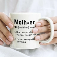 Mother – Noun Printed Ceramic Coffee Mug