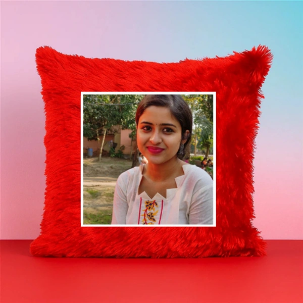 Personalized Fur Cushion For GF