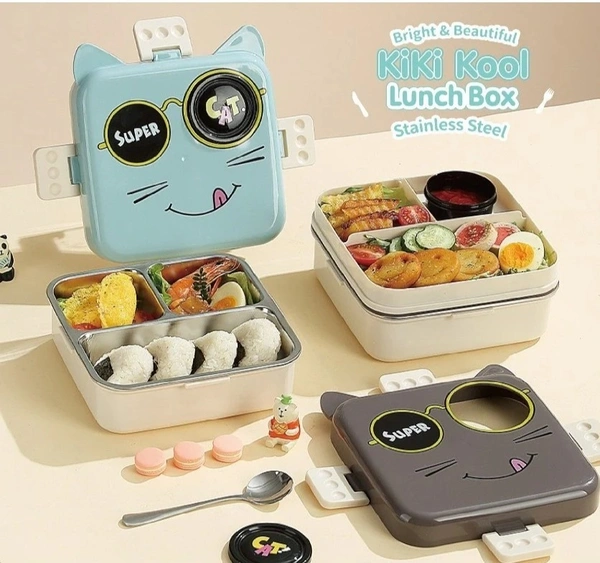 Super Cat - KiKi Kool Lunch Box Stainless Steel - 750ml