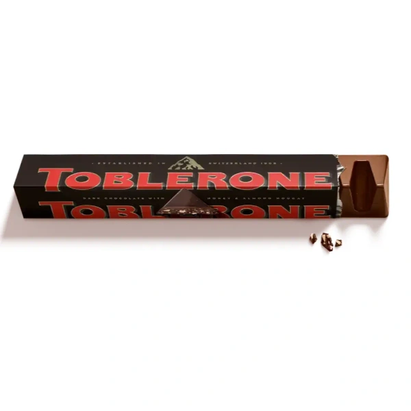 Lindt Toblerone Dark Chocolate with Honey & Almond Nougat - 100g