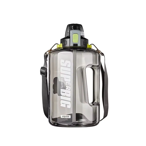 SUPER BIG Gym Water Bottle with Straw - BPA Free