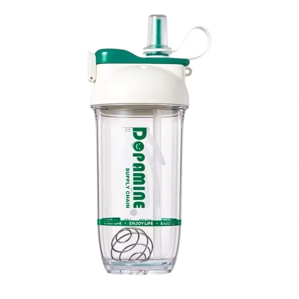 Tritan Protein Shaker Bottle with Mixing Ball & Flip Lid BPA Free - 750ml