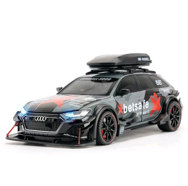 CHE ZHI AUDI RS6 Avant DTM 1:24 Scale Diecast Collectible Model Car - Gray