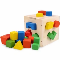 Wooden Shape Sorting Intelligence Box