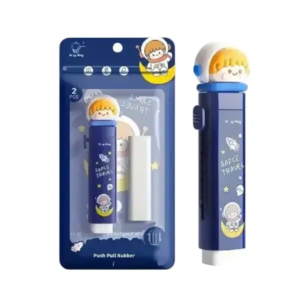 Space Explorer Push Pull Eraser