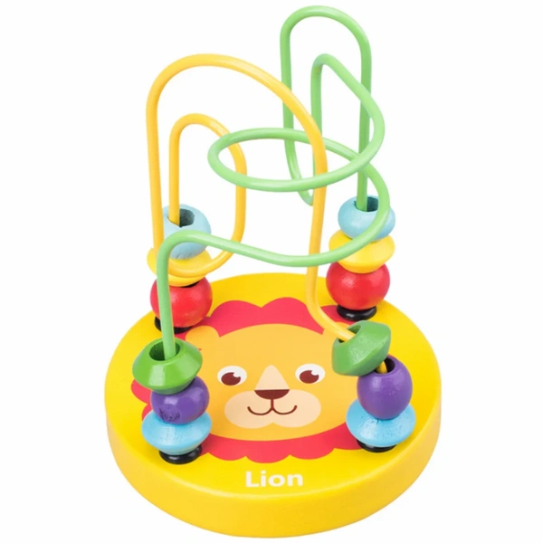 Wooden Bead Maze Motor Skills Toy (1 Piece, Random Design)