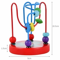 Wooden Bead Maze Motor Skills Toy (1 Piece, Random Design)