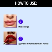 Blue Heaven Powder Matte Lipstick - Mahogany Moment - 3.4 g