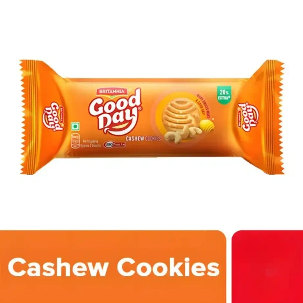 Britannia Good Day Cashew Cookies| Trans Fat-free - 90 g