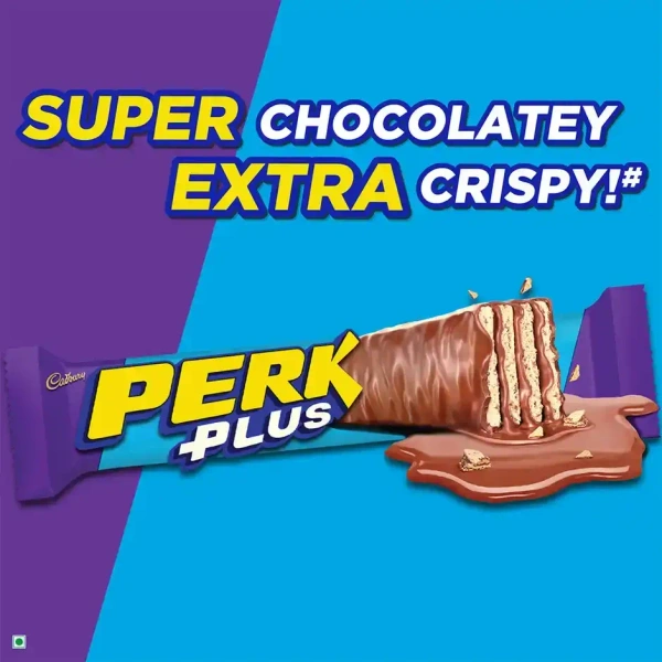 Cadbury Perk Plus Chocolate Coated Wafer Bar - 38 g