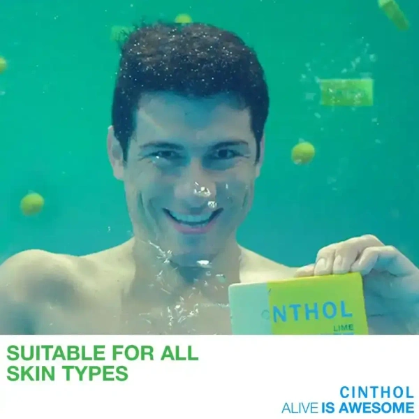 Cinthol Lime Bath Soap - 100 g