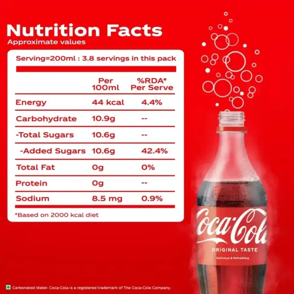 Coca-Cola Soft Drink - 750 ml