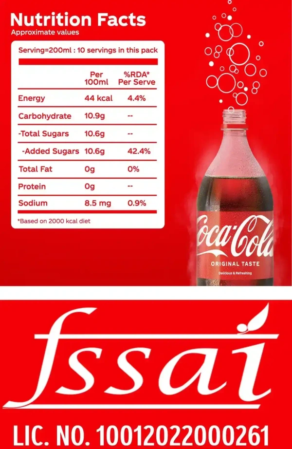 Coca-Cola Soft Drink - 1.25 L
