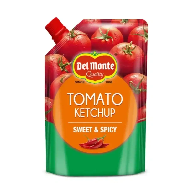 Del Monte Tomato Ketchup Sweet and Spicy Pouch - 900 g