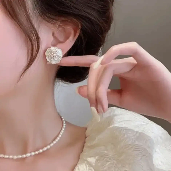 Estailo Fashion Women's Jewellery Earrings Floral One Size | E0001403