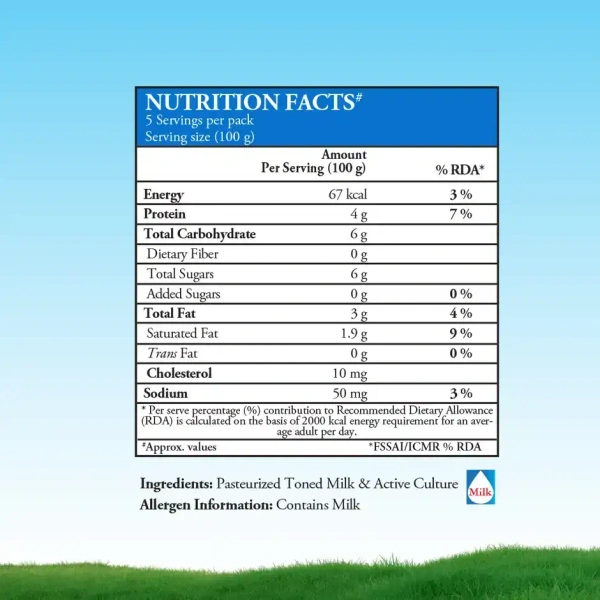 Hatsun Curd Pouch - 500 g