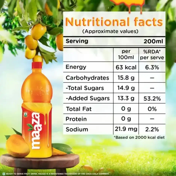 Maaza Mango Fruit Juice - 600 ml